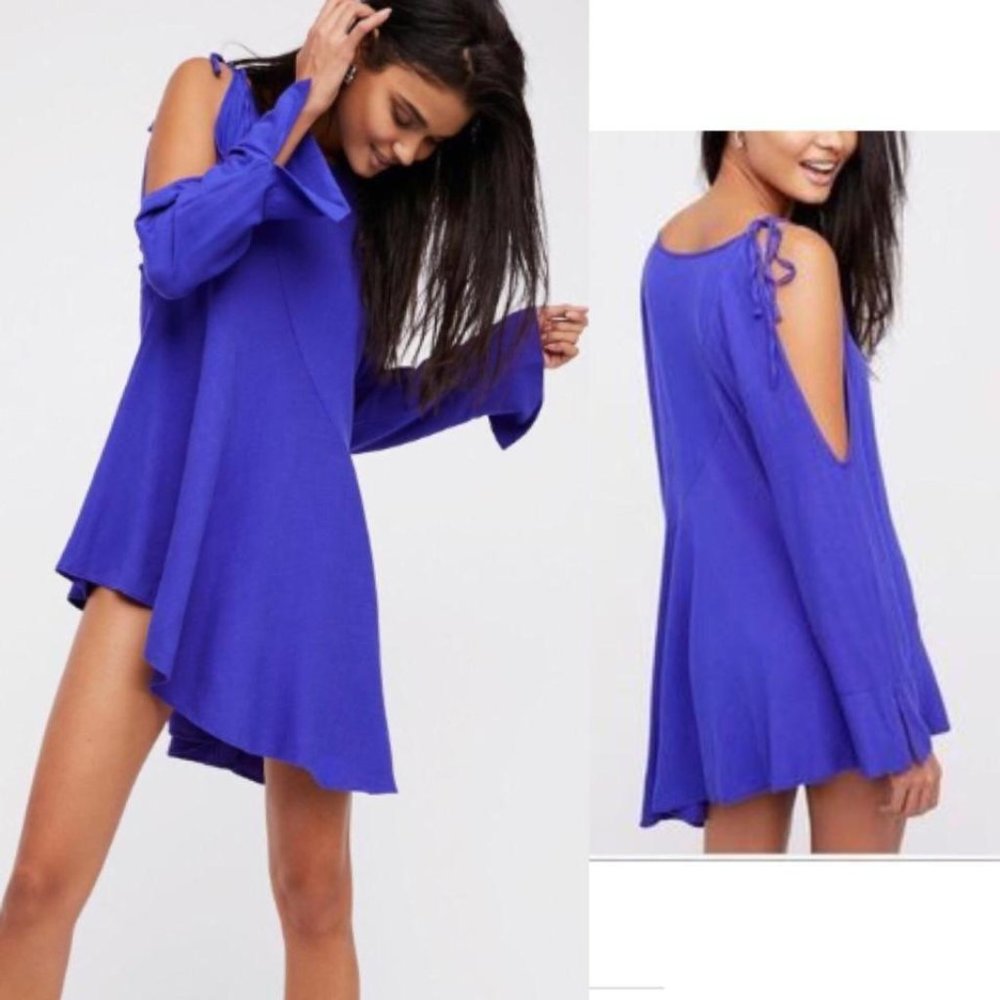 Free People Violet Clear Skies tunic S